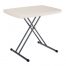 30" White Folding Table