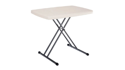 30" White Folding Table